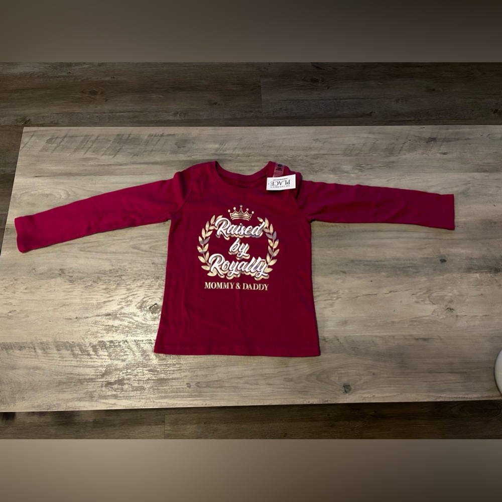 Wine color long sleeve shirt